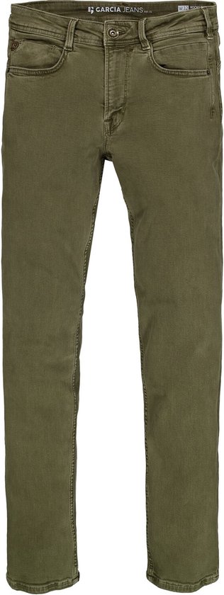 GARCIA Rocko Heren Slim Fit Jeans Groen - Maat W28 X L32