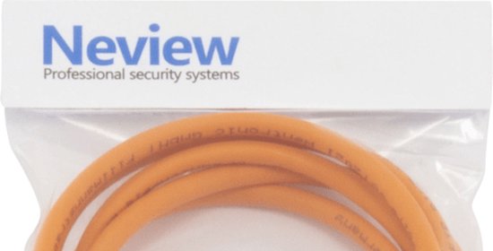 Neview - Câble réseau Cat 7 S/FTP - 100% cuivre - 1,5 mètre - Oranje - Double blindage - Câble Internet Cat 7