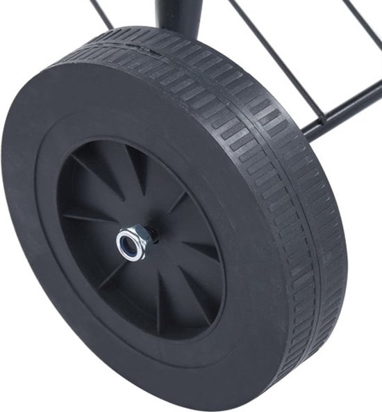 vidaXL Kogelbarbecue houtskool met wieltjes XXL 44 cm van Merkloos — afbeelding 5