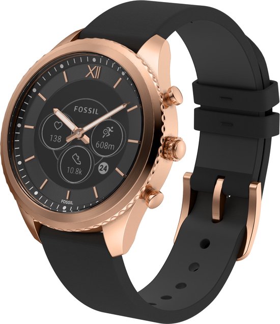Fossil Gen 6 Hybrid Stella Smartwatch Dames 41 mm - Zwart