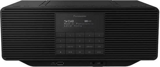 Panasonic RX-D70BTEG-K DAB Radio/CD-Speler Zwart | bol.com