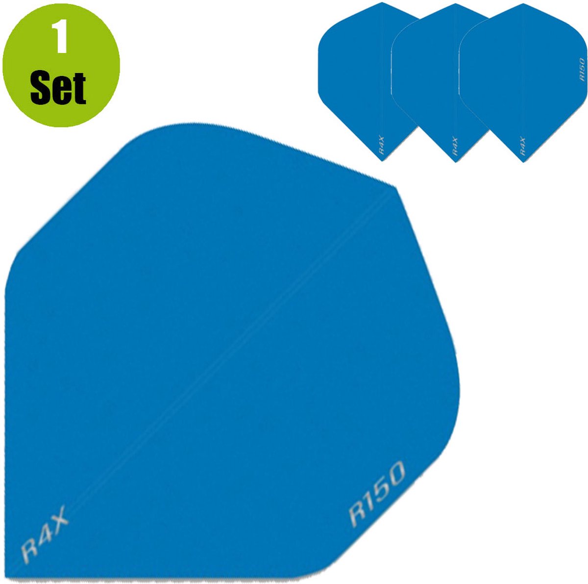 Ruthless R4X HD150 Dartflights - Blauw