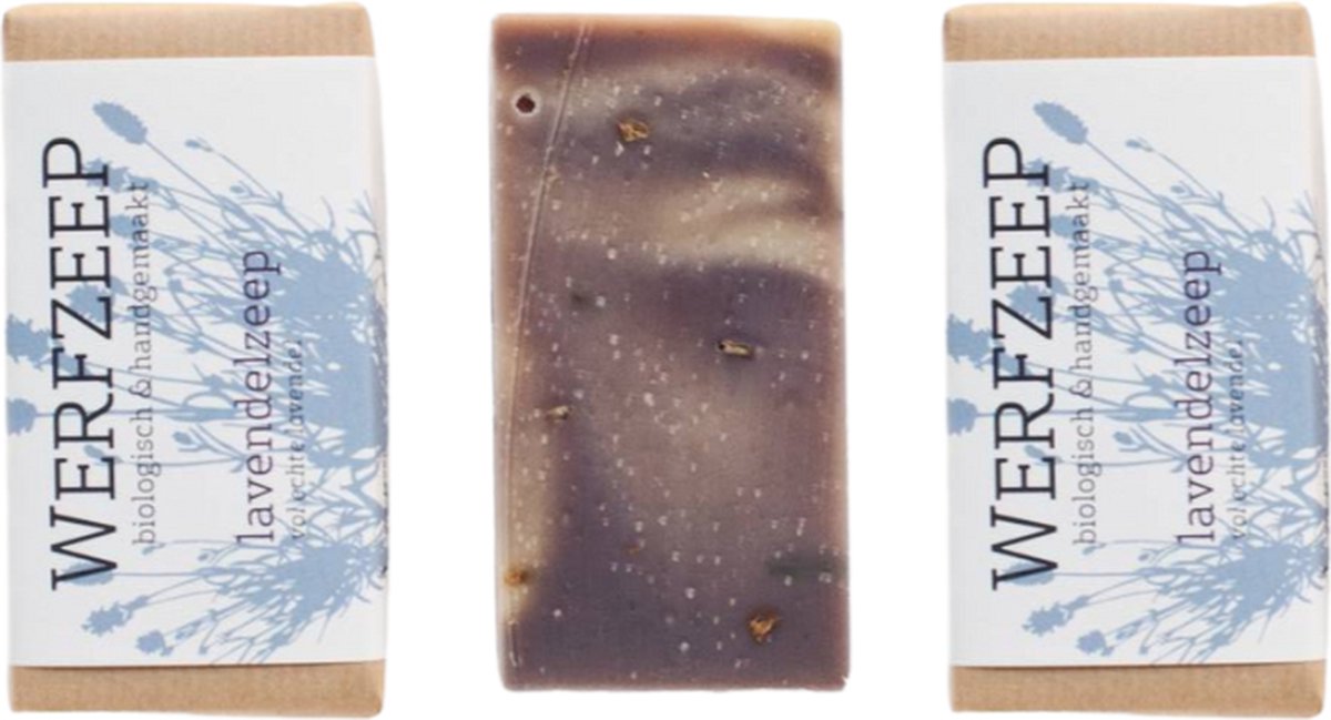 Werfzeep Lavendelzeep – 3 x 100 gr – voordeelverpakking – soapbar