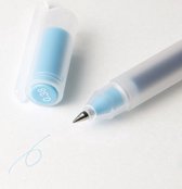 Muji Gel Pen Kleur Inkt Licht Blauw 0.38mm + 1 Reserve Vulling Refill