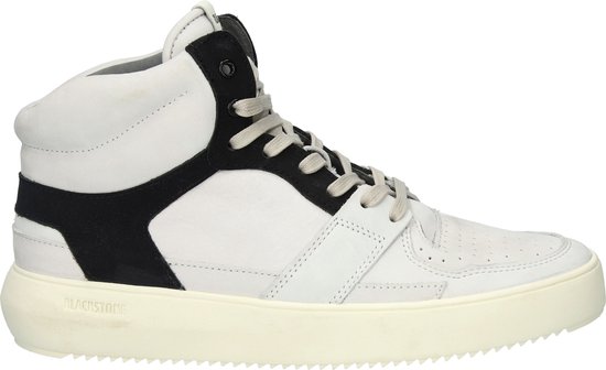 Blackstone - Off White Black - Sneaker (high) - Man - Off white - Maat:
