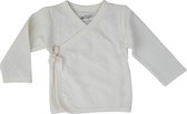 Lodger Overslag Shirt Baby maat 62 - Topper - 100% Katoen - Hydrofiel - Perfecte Pasvorm - Elastisch - Overslag - Oeko-Tex - Cr?me