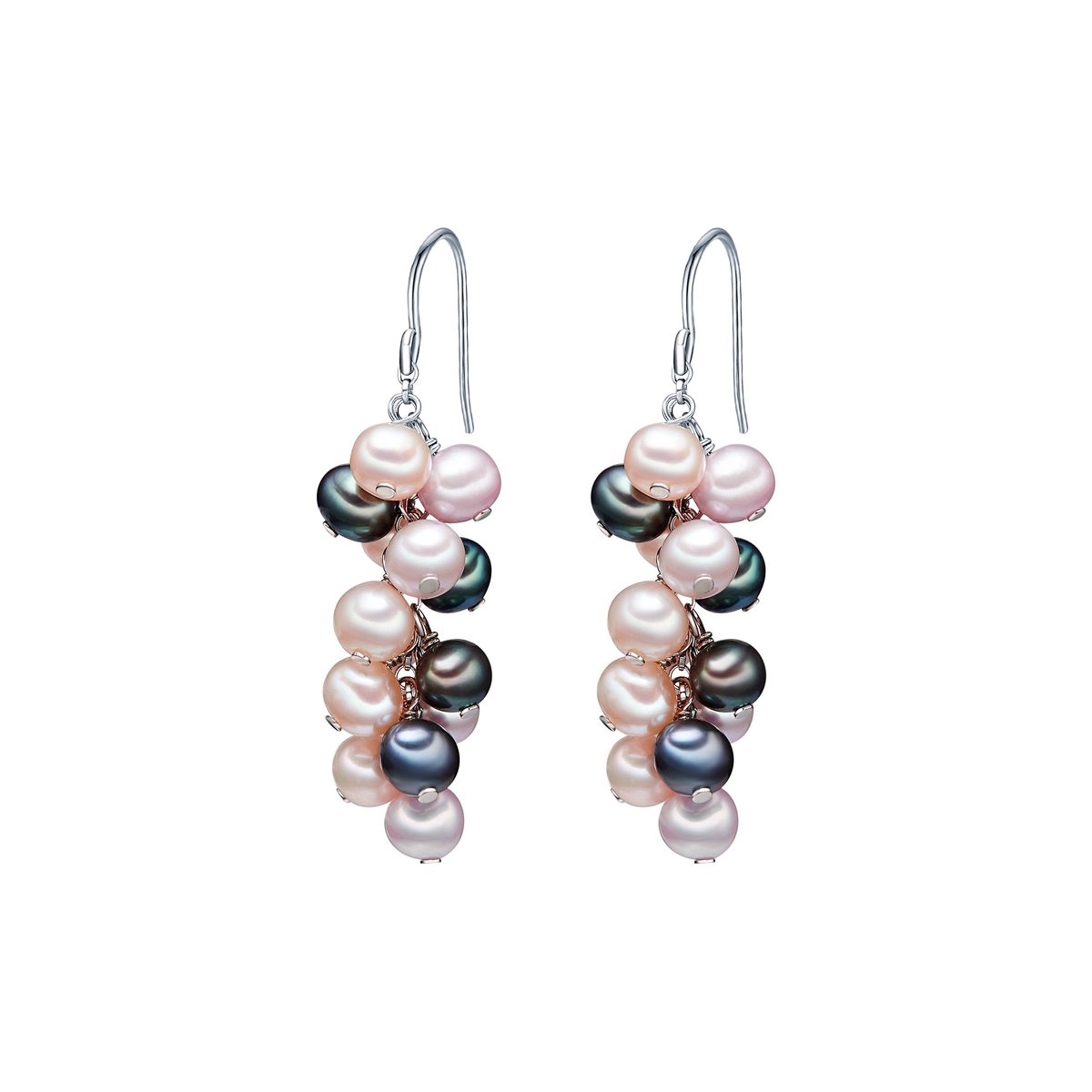 Valero Pearls Oorhanger - Sterling zilver - zilver