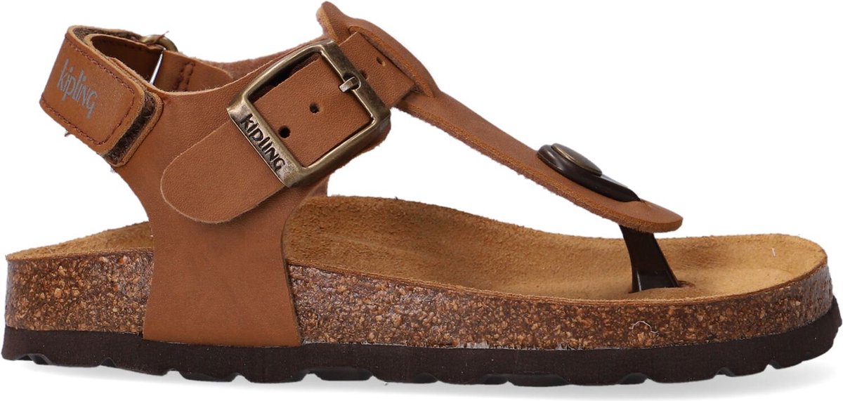 Kipling Juan 3 Sandalen Jongens Cognac Bruin