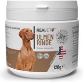 ReaVET - Zuivere Iepenschors voor Honden & Katten - Ondersteunt de spijsvertering‎ - Eetlust bevorderen‎ - 120g