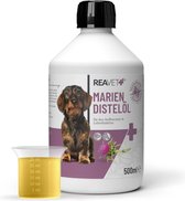 ReaVET - Mariadistelolie voor dieren - Ondersteunt bij de rui, lever- en galfunctie - 500ml