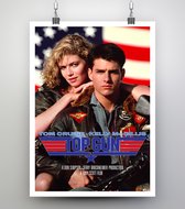 Poster Film Top Gun 1986 - Filmposter extra dik 200 gram papier
