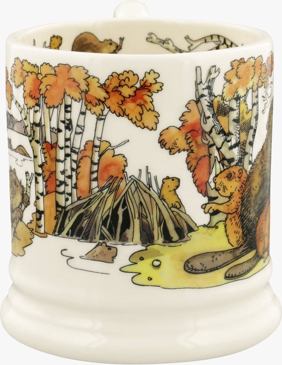 Emma Bridgewater Mug 1/2 Pint In The Woods Beavers