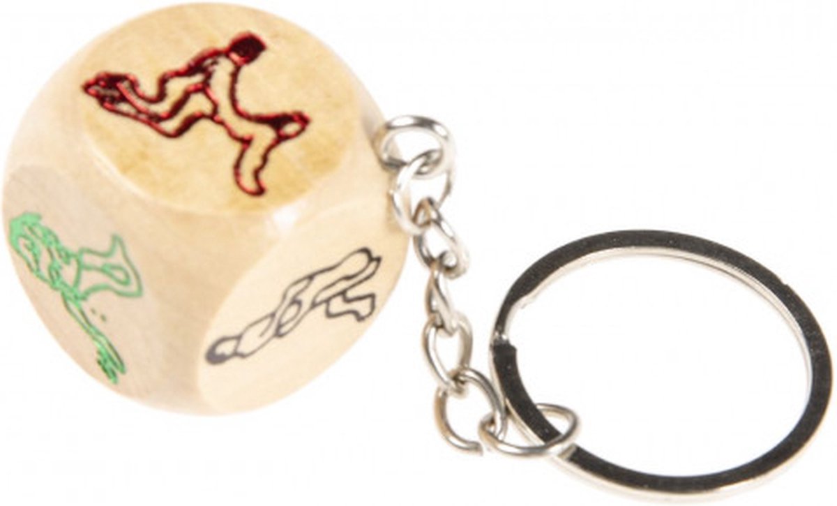 Kinky Pleasure Sleutelhanger Kamasutra Dobbelsteen 1 Stuk