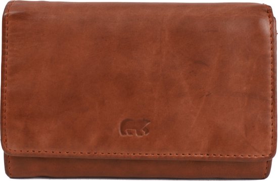 Portefeuille portefeuille en cuir Bear Design Flappie Rusty - CL15572