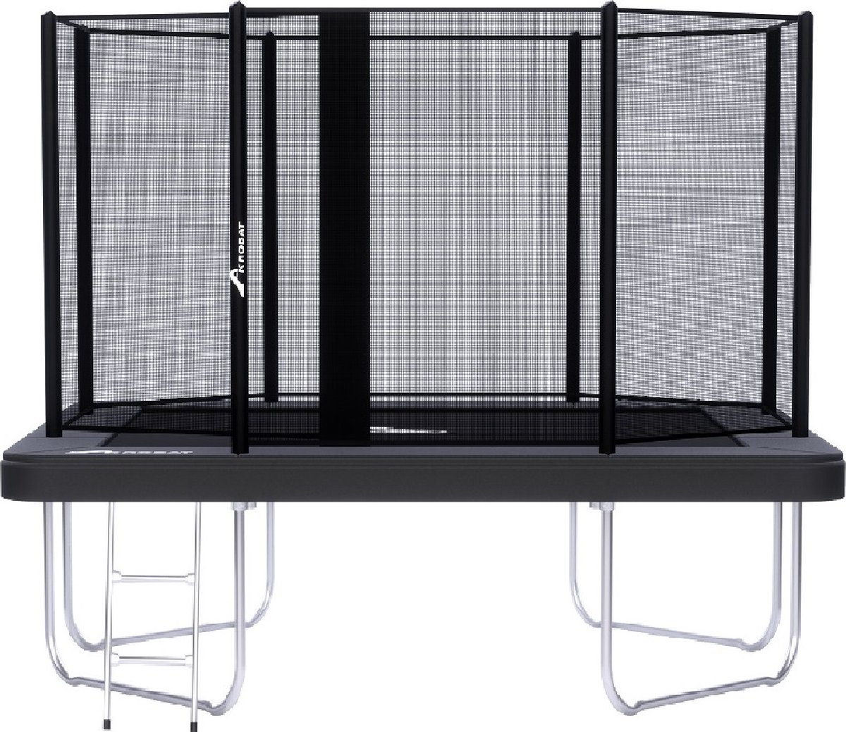 Akrobat Orbit Above ground Trampoline 335x244 Antraciet, incl. veiligheidsnet
