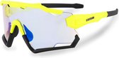 Rogelli Switch Sportbril - Fietsbril - Unisex - Fluor, Zwart - Maat ONE SIZE
