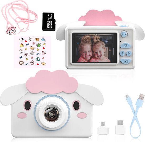 Appareil photo numérique pour enfants - 1080 p - HD - Caméra vidéo