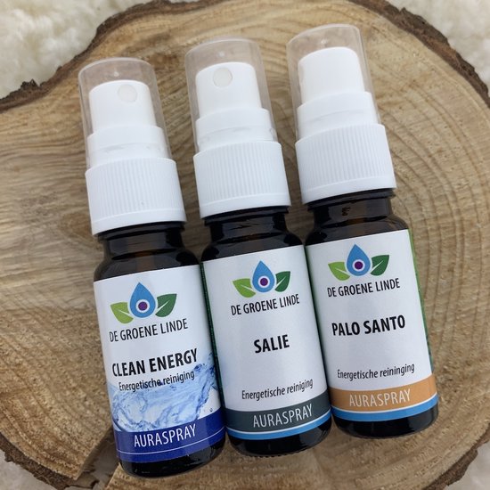 Set voor energetisch reinigen clean energy salie palo santo bol