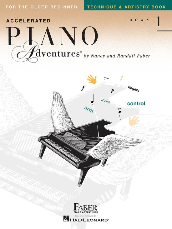 Accelerated Piano Adventures For The Older Beginner - Technique & Artistry Book 1