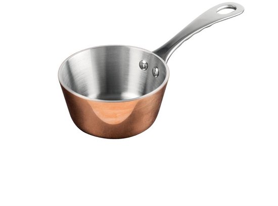 Triwall Mini Koperen Sauteuse - 8cm - Vogue GG761 - Horeca & Professioneel