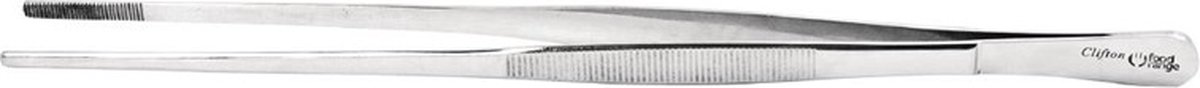RVS Micro Pincet Met Ronde Punt - 30cm - Clifton CC164 - Gastronoble