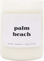 Sunnylife - Candles & Fragrance Kaars Palm Beach - Kokosnoot Wax - Wit