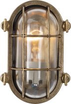 KS Verlichting - Scheepslamp Nautic III Brons - stoere bulleye buitenlamp in maritieme stijl - geschikt als plafondlamp en wandlamp