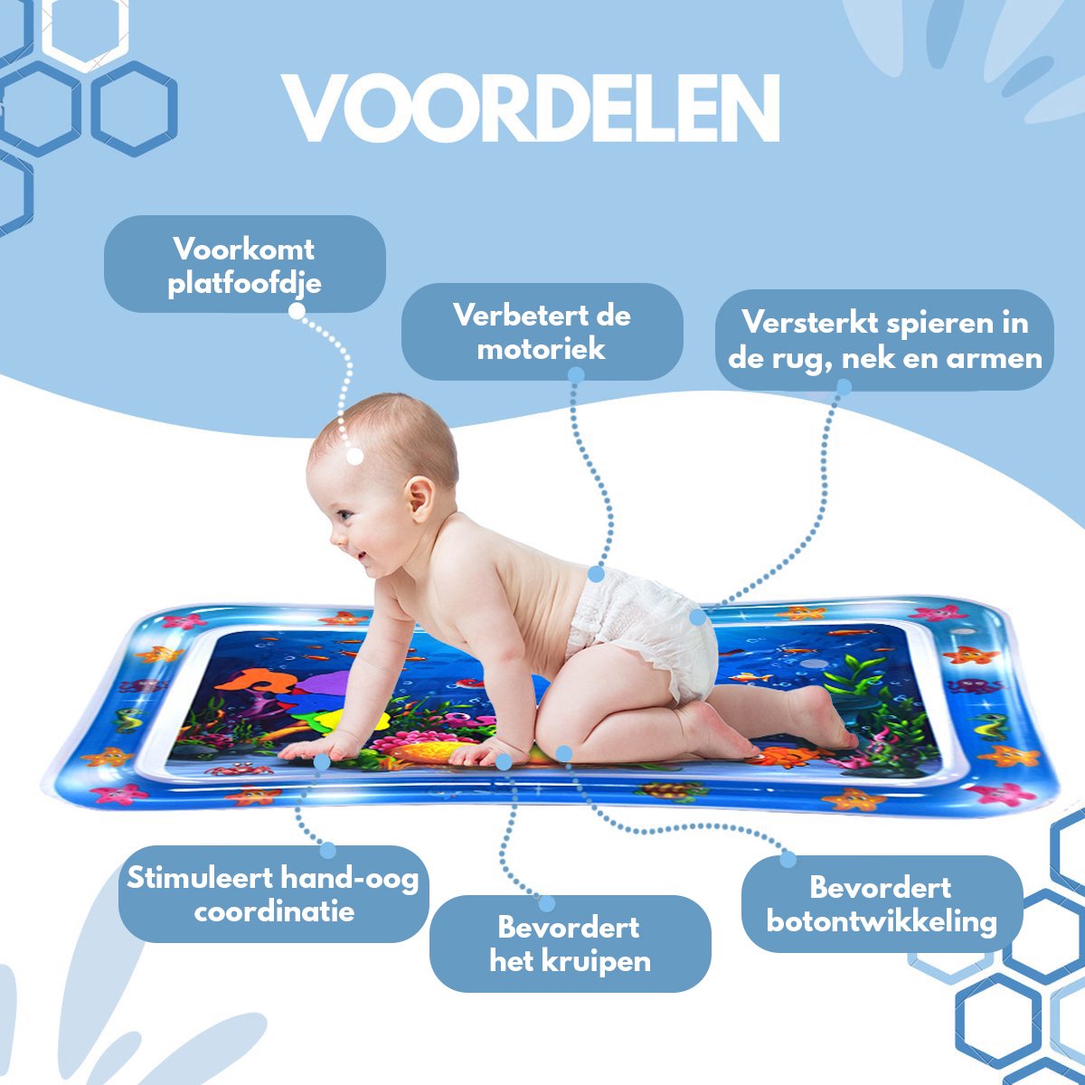 Spoused Waterspeelmat - Watermat - Speelmat baby - Speelkleed baby - Tummy Time - Luxe Geschenkdoos — afbeelding 2