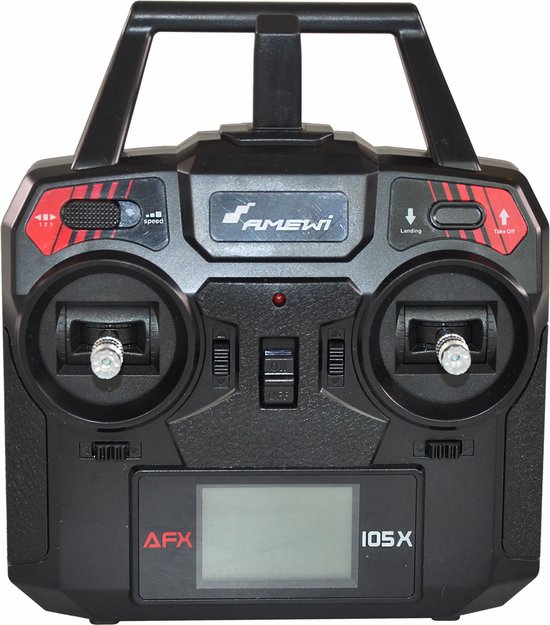 Amewi AFX-105 X – Hélicoptère RC Ultra Stable Prêt à Voler Avec Gyro 6G Et Atterrissage Auto !