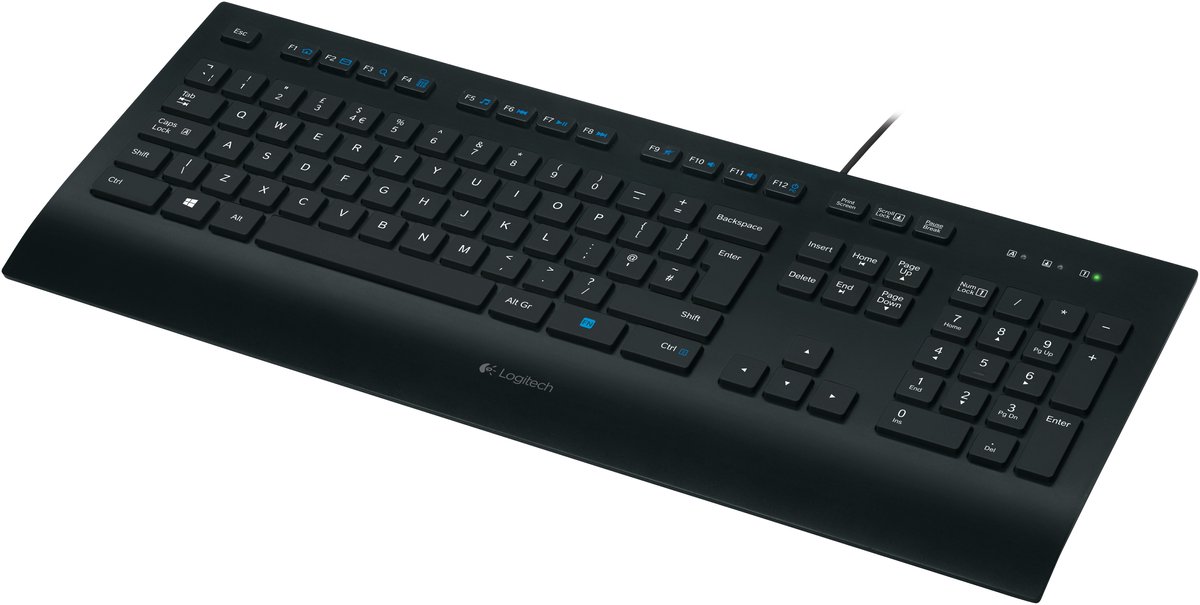 LOGITECH K280E Pro f/ Business Bedraad Toetsenborden Zwart