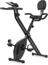 Orange Gym, X-bike Pro Cycle – Zwart - Opvouwbare hometrainer – incl. rugsteun, 8 weerstandsniveaus, LCD monitor, fiets