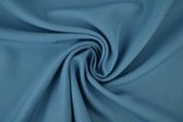 15 meter texture stof - Staalblauw - 100% polyester