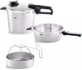 Fissler Vitavit Premium Snelkookset met Inzet, 2,5L / 6L