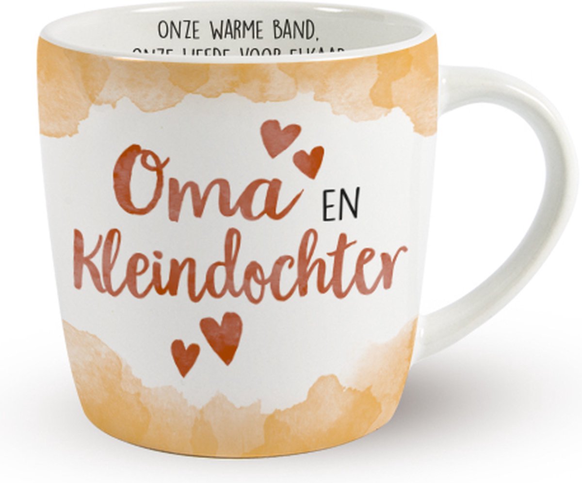 Enjoy mok - Oma en kleindochter - Met binnentekst