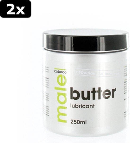 2x MALE Extra Butter Lubricant 250 ml bol
