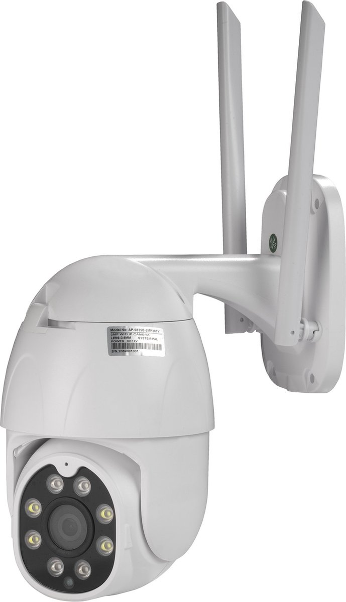 Denver IOC-221 - IP-beveiligingscamera - Werkt met TUYA - Buiten Dome camera - FULL HD