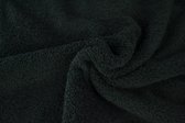 10 mètres de tissu éponge - Zwart - 90% coton - 10% polyester