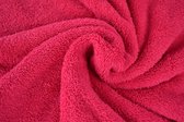 10 mètres de tissu éponge - Fuchsia - 90% coton - 10% polyester