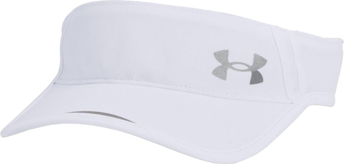 Under Armour Iso-Chill Launch Run Visor 1361563-100, Unisex, Wit, Pet, maat: One size