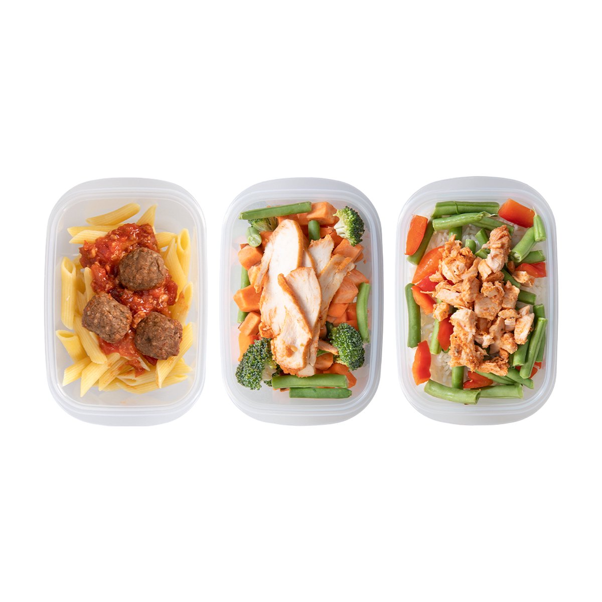 Meal prep Bakjes - Diepvriesbakjes - 520ml - 6 Stuks - BPA vrij - PFAS vrij - Vershoudbakjes set met deksel - Bewaarbakjes - Magnetron bakjes - Diepvriesdozen - Meal prep container - Vershouddoos - Stevig en Herbruikbaar - LocknLock — afbeelding 3