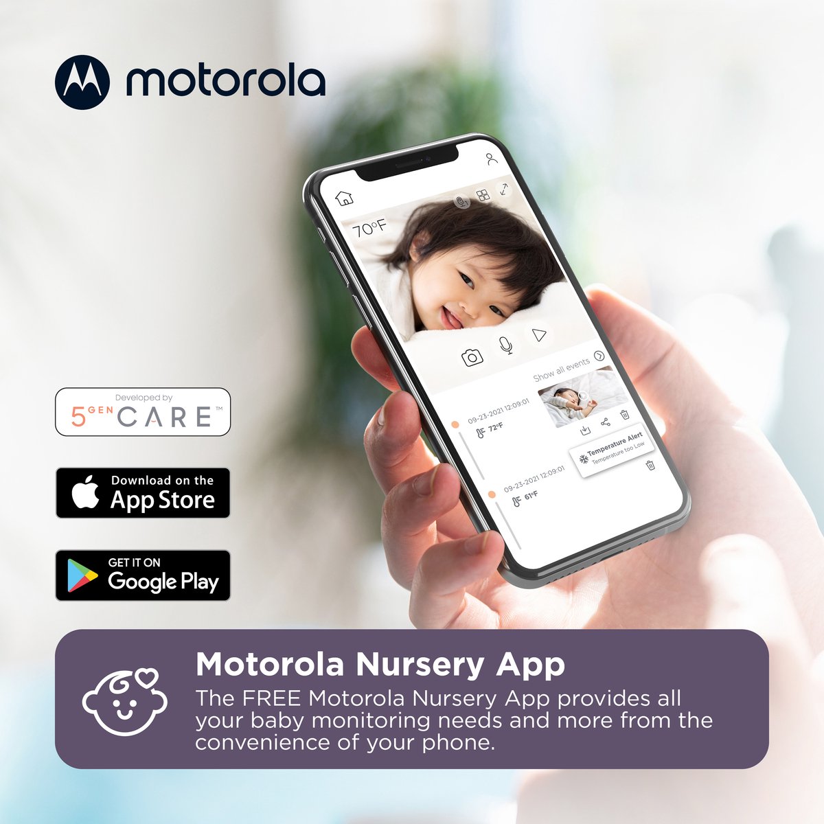 Motorola PIP 1610 Babyfoon - afbeelding 2