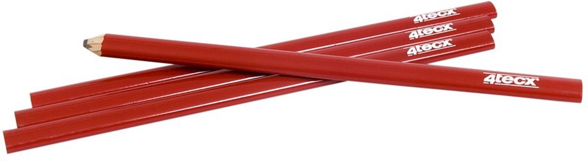 4tecx Timmermanspotlood 333 24Cm Rood VE=1