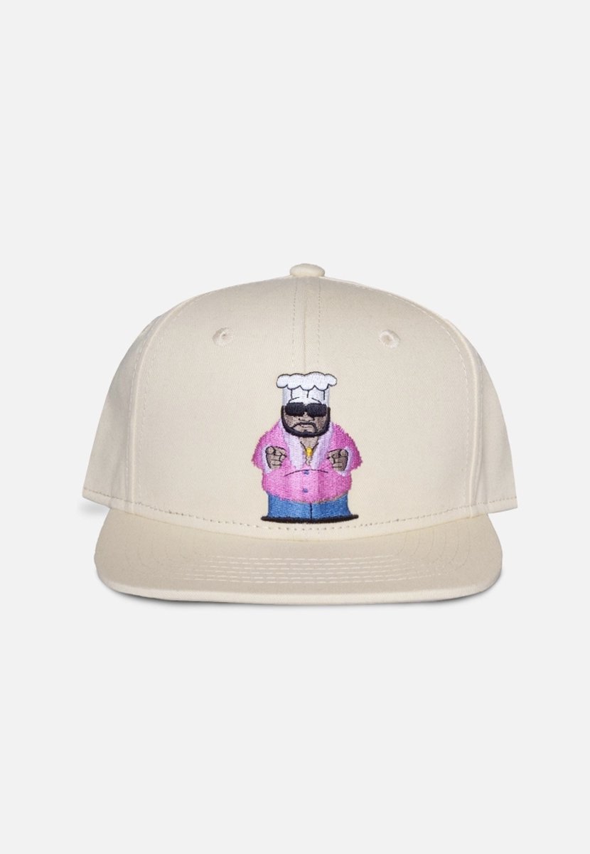South Park Snapback Pet Chef Jerome McElroy Creme
