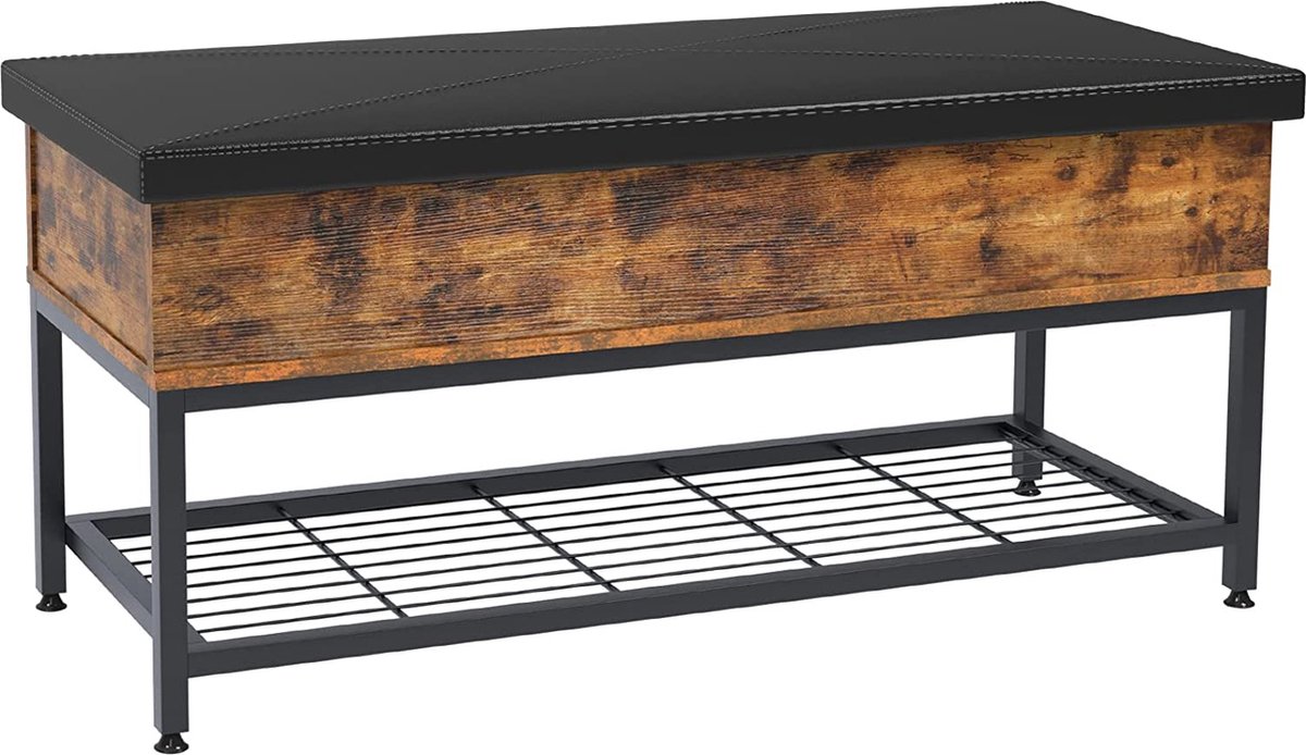 Wonderhome Houten schoenenbank schoenenrek gangkast-organizer voor hal