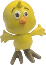 Lottie Dottie - Kleine geel kuiken - Chickadee - speelfiguur/taarttopper - 5 cm - kunststof