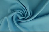 15 meter texture stof - Aqua blauw - 100% polyester
