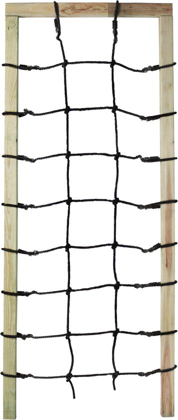 B-Play klimnet – 200 x 75 cm – PP touw – zwart