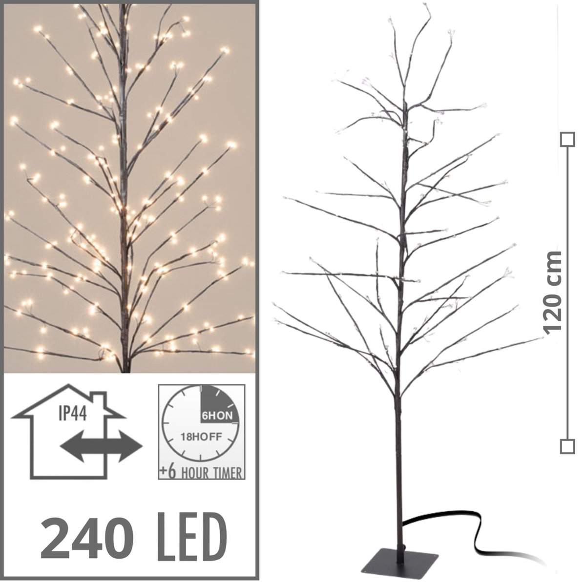 Arbre lumineux - Branches lumineuses lumineuses - Arbre LED - Éclairage de  Éclairage