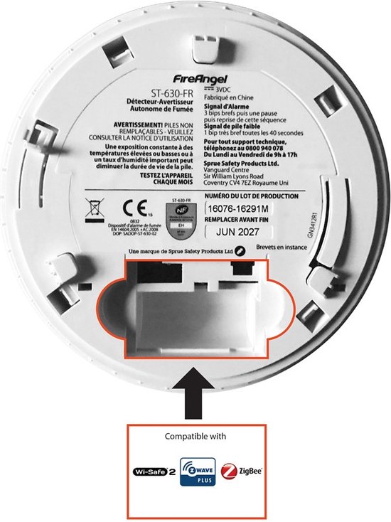 FireAngel ST-630-DET rookmelders, set van 3 stuks - Smart Home ...