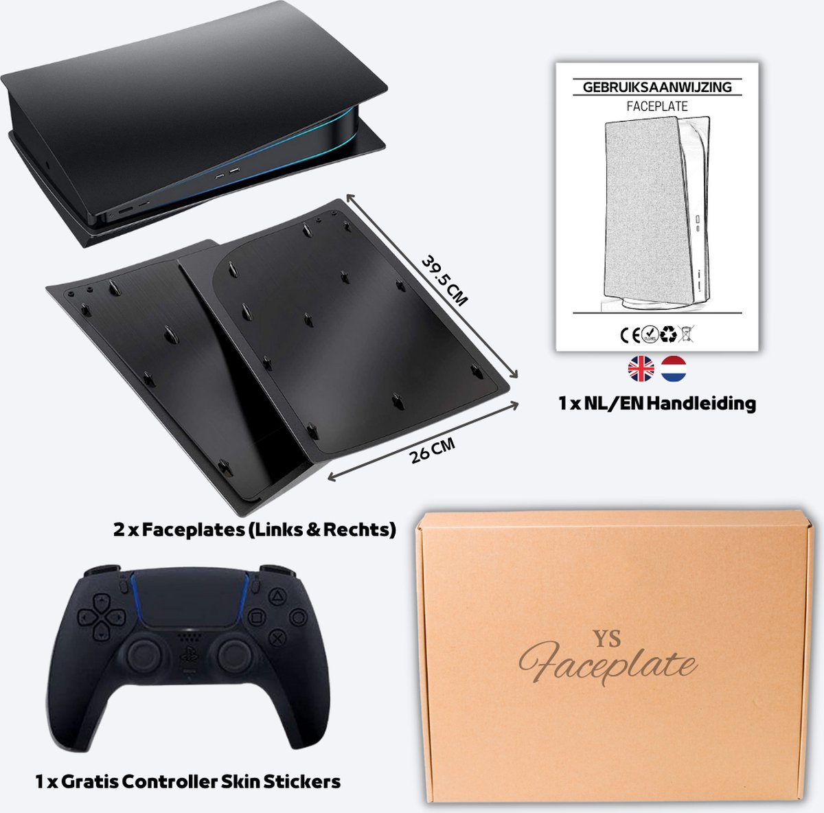 RHYTHMFLAME Faceplate adaptée à Playstation 5 Slim Disc Edition